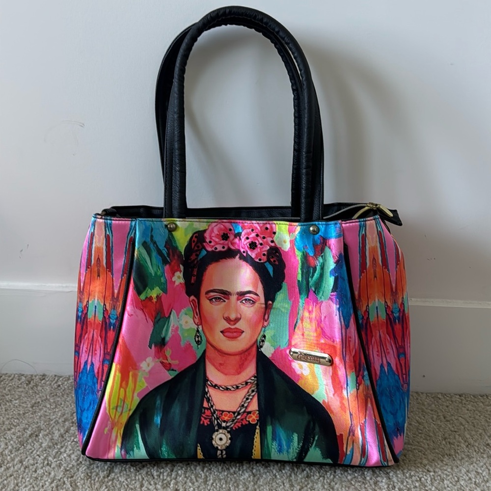 Frida Kahlo multicolor purse/ tote